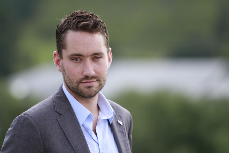 Peder Sjo Slettebø (H), er nyvalt ordfører i Kvinnherad Kommune. Han ynskjer no at Kvinnherad skal bli ein leiande oppdrettskommune i Noreg. Foto: Håvard Sætrevik/Grenda lokalavis.